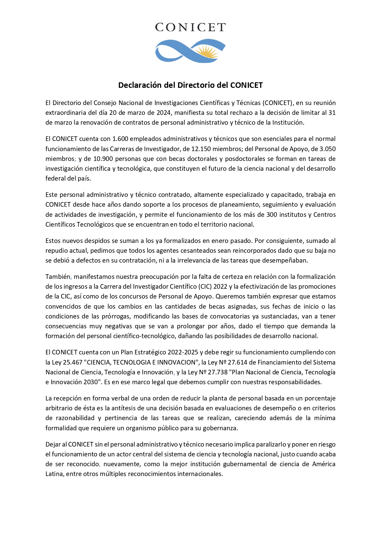 Declaracion-Directorio-CONICET-