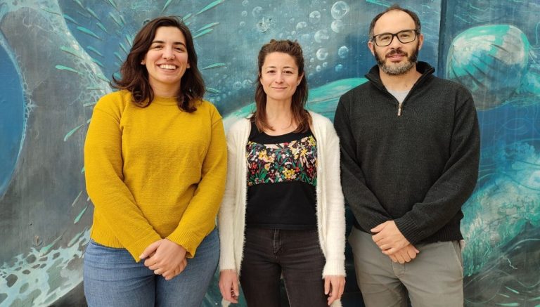 Clara Giachetti, Karen Castro y Nicolás Battini.Foto: Prensa CENPAT.