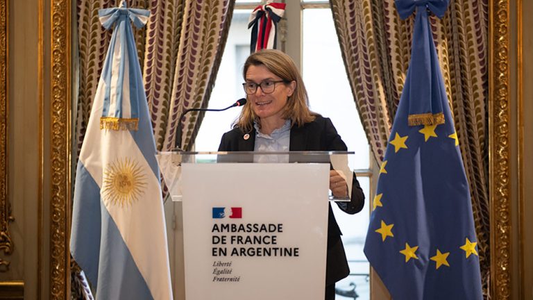 La directora general de TotalEnergies Argentina Catherine Rémy.