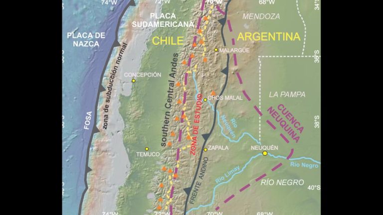 Zona de estudio en la Cuenca Neuquina : localizada entre Zapala y Chos Malal, en la región cordillerana.  Foto: gentileza INGEOSUR