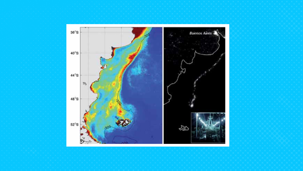 La corriente de Malvinas, una corriente marítima estudiada por científicos del CONICET por su papel decisivo en el clima global.