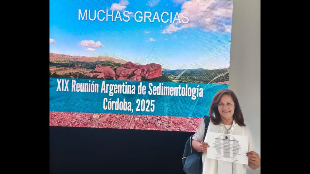 Investigadoras del IADO participaron en la XIX Reunión Argentina de Sedimentología en Córdoba
