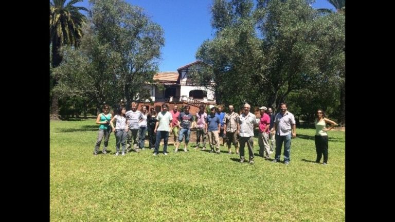 Reunión de miembros de la la Red Internacional de Sequía de Argentina en la Estancia San Claudio de la UBA