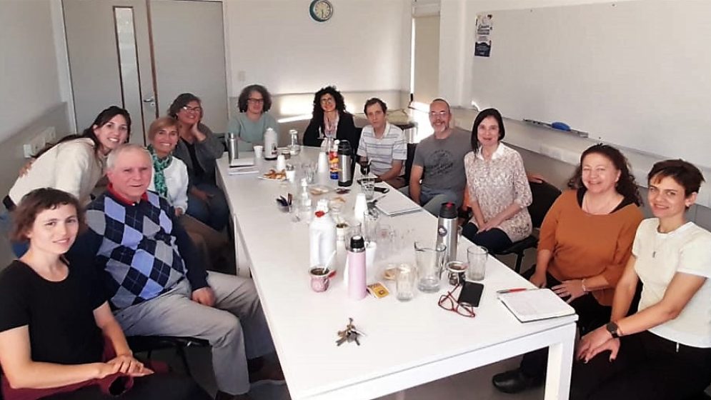 Reunión en el IIESS con Ayelen Rapoport de la Coordinación Salud GVT